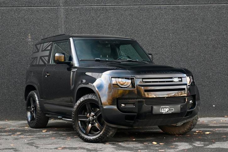 Land Rover Defender 90 D200 3 ZIT Lichte Vracht EX BTW!, Auto's, Land Rover, Bedrijf, Te koop, Apple Carplay, Defender, Diesel