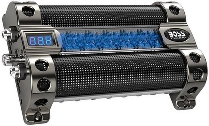 Boss Audio CAP8 – 8F capacitor, Auto diversen, Autospeakers, Nieuw, Ophalen of Verzenden