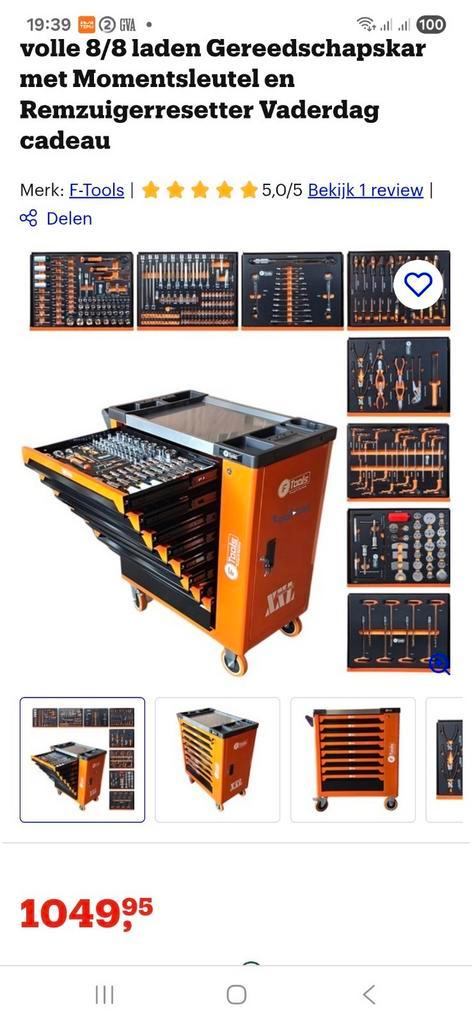 Nouveau CHARIOT À OUTILS XXL À 8 TIROIRS REMPLI D'UNE CLÉ À, Autos : Divers, Outils de voiture, Neuf, Enlèvement ou Envoi