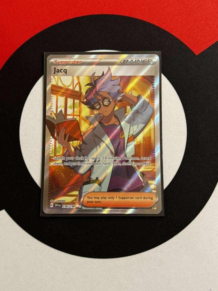 Pokémon - Scarlet & Violet - Jacq (236/198) - NM, Hobby en Vrije tijd, Verzamelkaartspellen | Pokémon, Zo goed als nieuw, Losse kaart