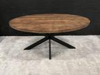 30 plateaux de table ovales en bois de manguier 180 cm (sans, Maison & Meubles, Comme neuf, Ovale, Autres essences de bois, Enlèvement