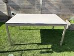 Tuintafel Bristol, Tuin en Terras, Tuintafels, Ophalen, Gebruikt, Rechthoekig, Aluminium