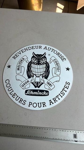 Rare assiette en émail Schmincke., Enlèvement, Comme neuf