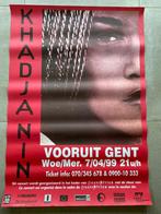 Poster Khadjanin in Vooruit Gent 1999, Ophalen of Verzenden, Zo goed als nieuw