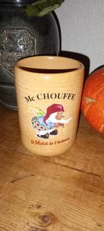 Mc Chouffe Stoneware Cup bierbrouwerij, Ophalen of Verzenden, Zo goed als nieuw, Pul(len), Overige merken