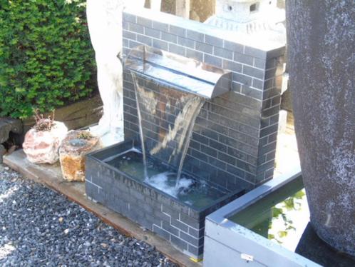 fontaine mur en pierre lame d eau inox , super prix !!!!, Jardin & Terrasse, Pièces d'eau & Fontaines, Neuf, Fontaine, Granit