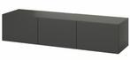 TV Meubel Ikea zwart, Huis en Inrichting, Kasten |Televisiemeubels, Ophalen, Overige materialen, 150 tot 200 cm, Zo goed als nieuw