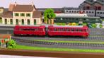 Märklin treinstel en aanhangwagen DB Analoog, Wisselstroom, Gebruikt, Locomotief, Ophalen of Verzenden