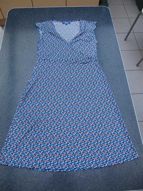 jurk Loome motief gekleurde bolletjes small, Kleding | Dames, Jurken, Gedragen, Maat 36 (S), Blauw, Ophalen of Verzenden