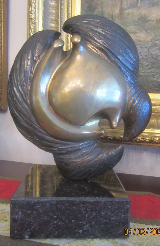 "Abstracte compositie" - Hugo Vandervekens, Antiek en Kunst, Kunst | Beelden en Houtsnijwerken, Ophalen