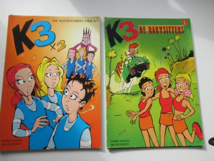 k3...+..3 reclame strips, Boeken, Stripverhalen, Gelezen, Ophalen of Verzenden