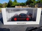 Porsche 997 911 GT3 rs (grijs/rood) 1/43 minichamps, Hobby en Vrije tijd, Ophalen of Verzenden, Zo goed als nieuw, Auto, MiniChamps
