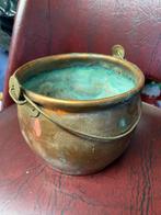 Koperen pot, gebruikt, Antiquités & Art, Antiquités | Bronze & Cuivre, Enlèvement