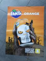 Fanta Halloween - affiche "orange" - 2017, Collections, Posters & Affiches, Publicité, Utilisé, Enlèvement ou Envoi, Rectangulaire vertical
