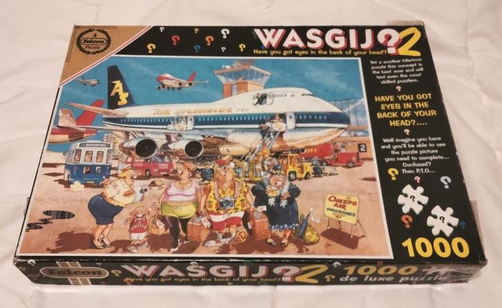 Falcon puzzel - WasGij? - nr 2 - 1000 st. - volledig, Hobby en Vrije tijd, Denksport en Puzzels, Zo goed als nieuw, Legpuzzel