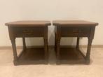 Twee tafeltjes 54x54x56, Huis en Inrichting, Ophalen, Gebruikt, 55 tot 70 cm, 45 tot 65 cm