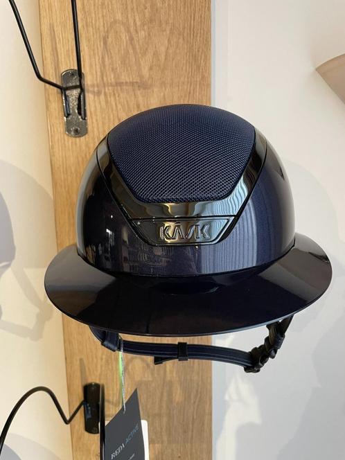 Showmodel KASK Star Lady Pure Shine Chrome Navy maat 59, Dieren en Toebehoren, Paardrijkleding, Nieuw, Dames, Heren, Kinderen