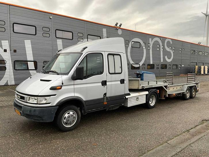 2004 Iveco Daily 40C BE-Combinatie Met Veldhuizen Kuiptraile, Auto's, Bestelwagens en Lichte vracht, Bedrijf, Iveco, Overige brandstoffen