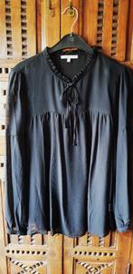 Zwarte blouse Oliver Bonas 100% viscose - maat 42, Zwart, Maat 42/44 (L), Nieuw, Ophalen of Verzenden