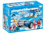 Playmobil - Ski auto met dakkoffer - 9281, Ophalen, Zo goed als nieuw, Complete set