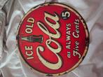 2 vintage metaal coca cola borden, Ophalen of Verzenden, Zo goed als nieuw