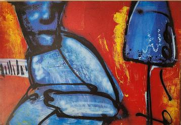 Art print op Canvas van Herman Brood beschikbaar voor biedingen
