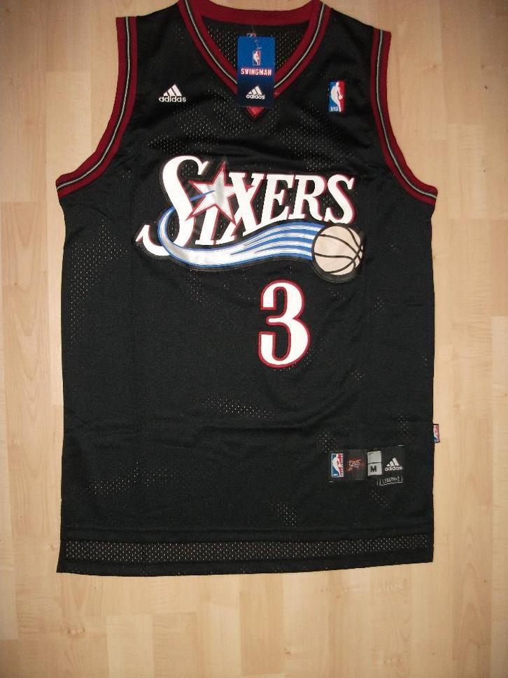 Philadelphia 76ers Retro Jersey Iverson maat: S, Sport en Fitness, Basketbal, Nieuw, Kleding, Verzenden