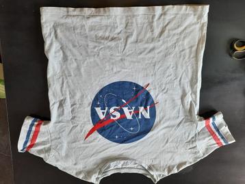 T-shirt Cache Cache motif Nasa Taille s blanc cassé sur état, Cache cache, Manches courtes, Enlèvement ou Envoi, Porté