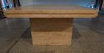 Vintage Travertin salontafel/bijzettafel, Huis en Inrichting, Ophalen