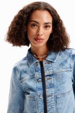 Desigual jeansjas M (nieuw), Taille 38/40 (M), Bleu, Enlèvement ou Envoi, Desigual