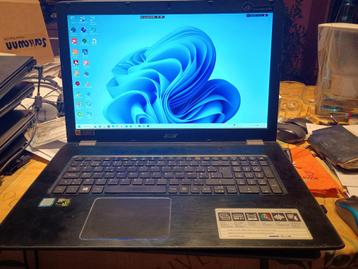 HP dv7 17" i7-laptop Windows 11 pro 23H2 beschikbaar voor biedingen