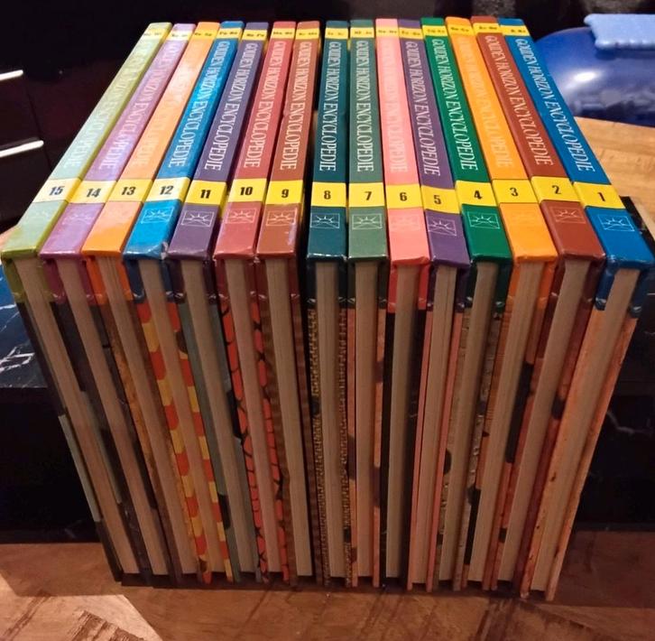 Reeks  van 15 boeken encyclopedieën Gouden Horizon, Boeken, Encyclopedieën, Zo goed als nieuw, Ophalen of Verzenden