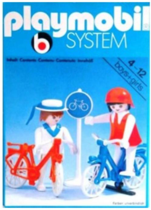Playmobil: vintage set 3573__twee fietsers, Enfants & Bébés, Jouets | Playmobil, Utilisé, Ensemble complet, Enlèvement ou Envoi