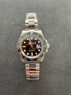 ROLEX GMT MASTER 2 - 116710LN LUNETTE NOIRE, Montre-bracelet, Autres marques, Enlèvement ou Envoi, Acier