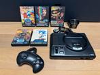 Sega mega drive met 5 spellen, Games en Spelcomputers, Spelcomputers | Sega, Ophalen, Gebruikt, Mega Drive