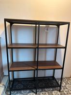 Fjallbo stelling kast IKEA, boekenrek, zwart metaal 100x136, Ophalen, Met plank(en), 100 tot 150 cm, Zo goed als nieuw
