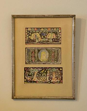 TYTGAT Edgard (1879-1957) Carrousel 1915  3 aquarellen beschikbaar voor biedingen