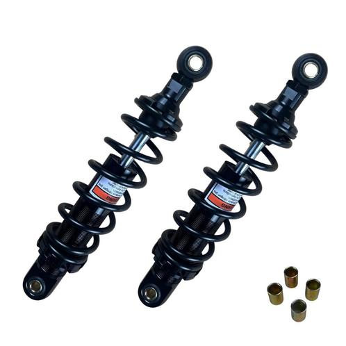 Achterveren / schokdempers 285mm OKD type set met 6 zwarte s, Fietsen en Brommers, Brommeronderdelen | Algemeen, Nieuw, Overige typen