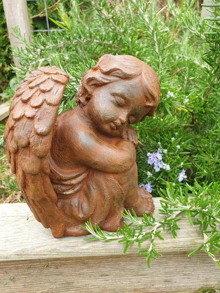 grafengel , engel , aanbieding, Jardin & Terrasse, Statues de jardin, Neuf, Ange, Béton, Enlèvement ou Envoi