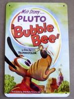 Disney metalen plaat „Pluto Bubble Bee”, Ophalen of Verzenden, Goofy of Pluto, Gebruikt