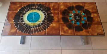 zeldzame vintage BELARTI keramische salontafel beschikbaar voor biedingen