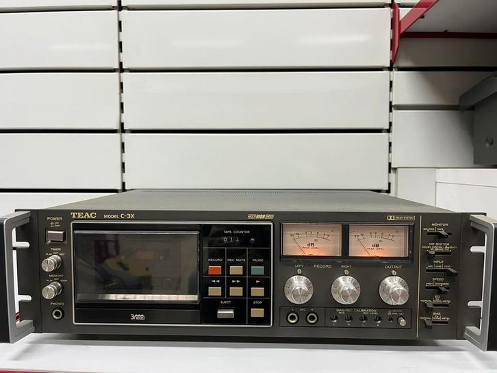 TEAC C-3X hoogwaardige vintage deckcassette - 3 koppen, Audio, Tv en Foto, Cassettedecks, Ophalen