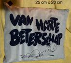 Klein kussentje, opschrift "van harte beterschap"., Ophalen, Zo goed als nieuw