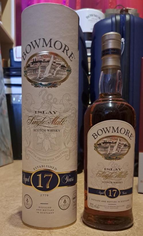 Fles whisky Bowmore 17 years old, Verzamelen, Wijnen, Nieuw, Overige typen, Overige gebieden, Vol, Ophalen