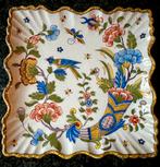 Plat Rouen ou Desvres a suspendre 21 cms 19 eme, Antiquités & Art, Enlèvement ou Envoi