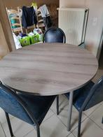 keukentafel met 4 stoelen te koop, Huis en Inrichting, Tafels | Statafels, Ophalen, Gebruikt