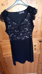 robe noire avec dentelle Amélie & Amélie taille L, Comme neuf, Noir, Taille 38/40 (M), Enlèvement ou Envoi