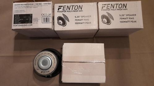 4 woofers hi-fi Fenton 13 cm, cône en PP 8 ohms, cadre en ca, TV, Hi-fi & Vidéo, Enceintes, Comme neuf, Haut-parleurs Frontaux, Arrière ou Stéréo