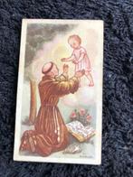 Devotie prentje Antonius met baby Jezus 4000 4x6,5cm, Ophalen of Verzenden, Zo goed als nieuw, Kaart of Prent, Christendom | Katholiek