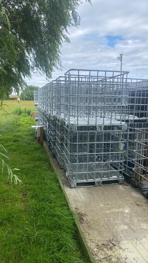 Ibc kooien metalen/plastieken pallet vanaf 40/st afname, Doe-het-zelf en Bouw, Kratten en Dozen, Zo goed als nieuw, Ophalen